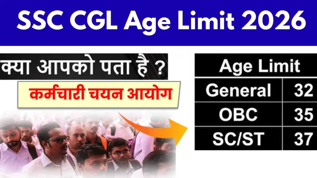 SSC CGL Age Limit 2026